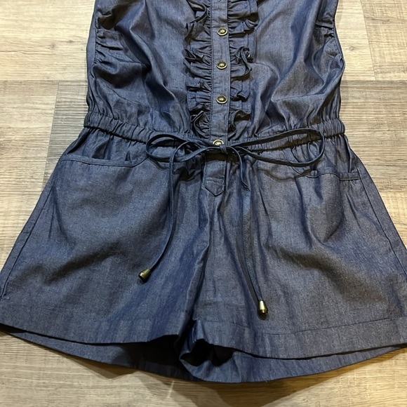 Hot & Delicious Blue Denim Romper - Picture 3 of 6